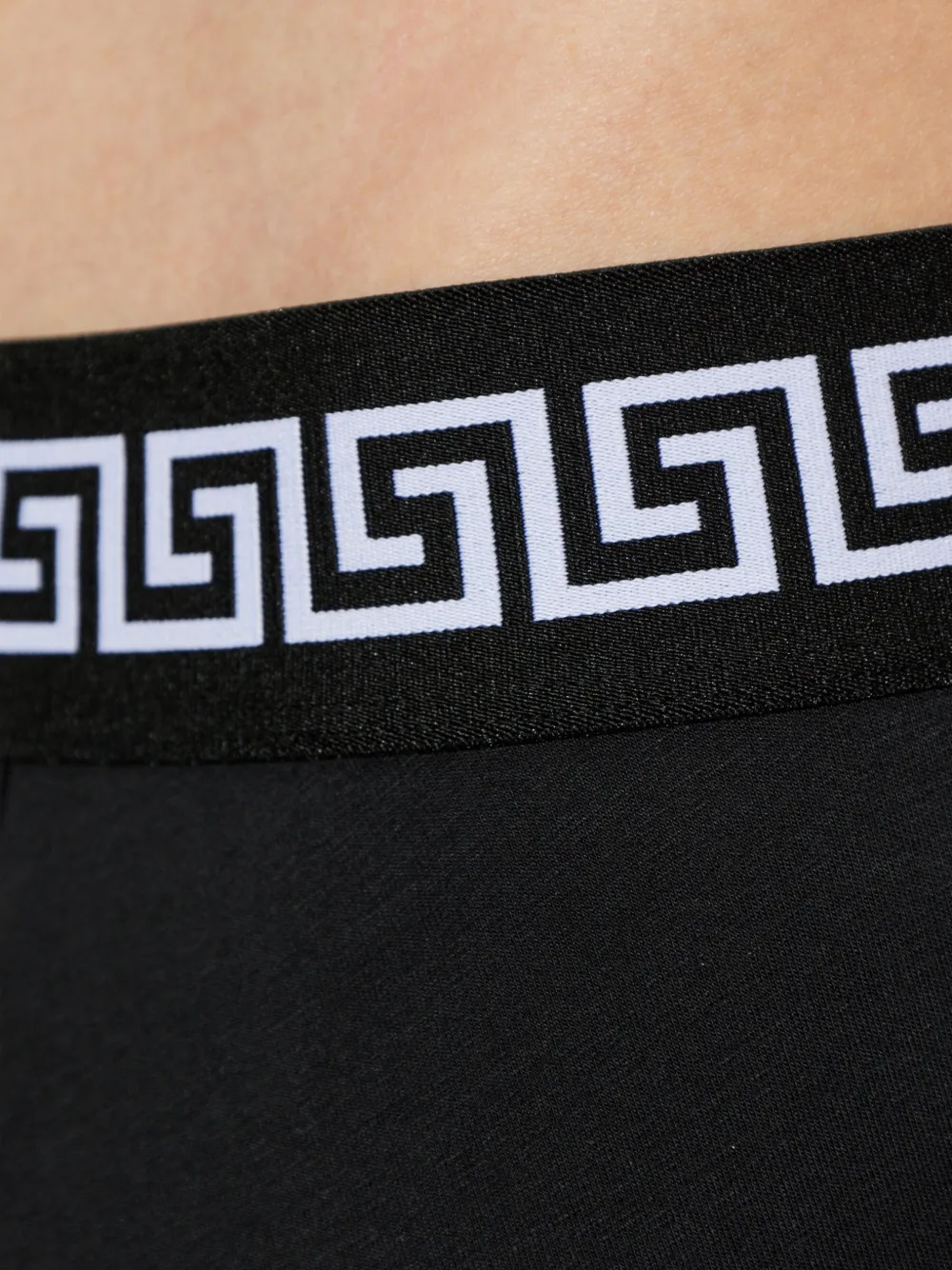Versace Drie boxershorts met Medusa-logo en Greca-detail Zwart