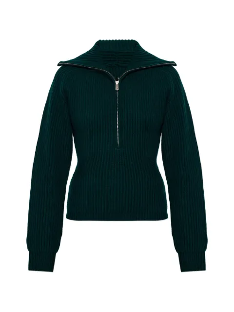 ANINE BING June trucker collar sweater
