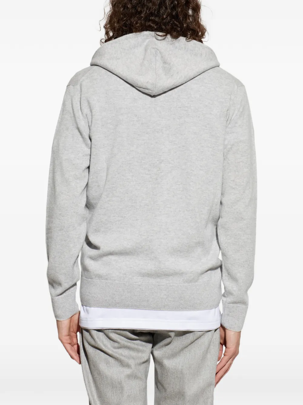 Eleventy Hoodie met rits Grijs
