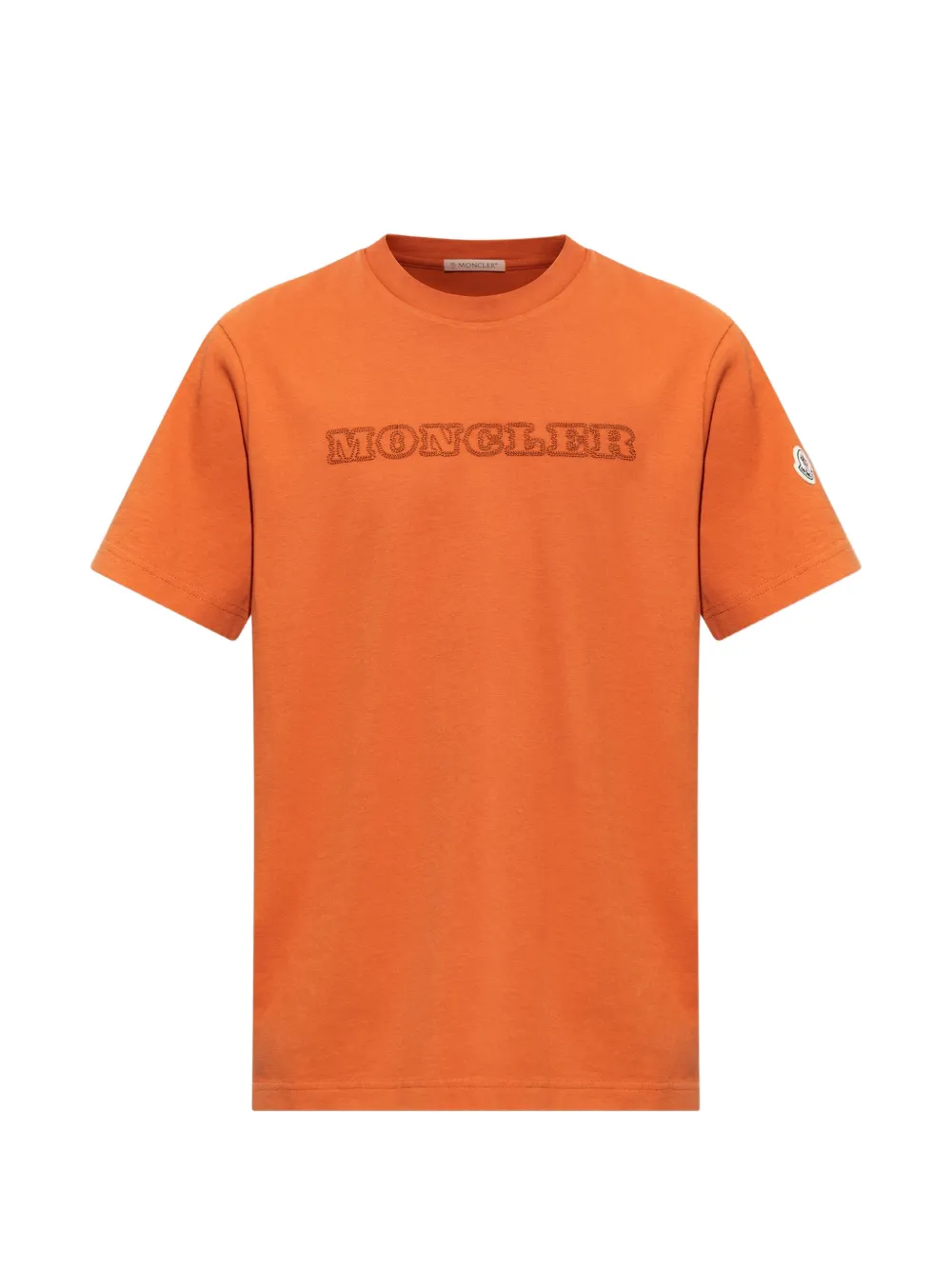 Moncler logo-embroidered T-shirt