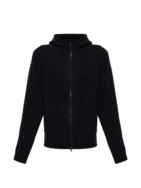 Moncler hooded zip-up cardigan