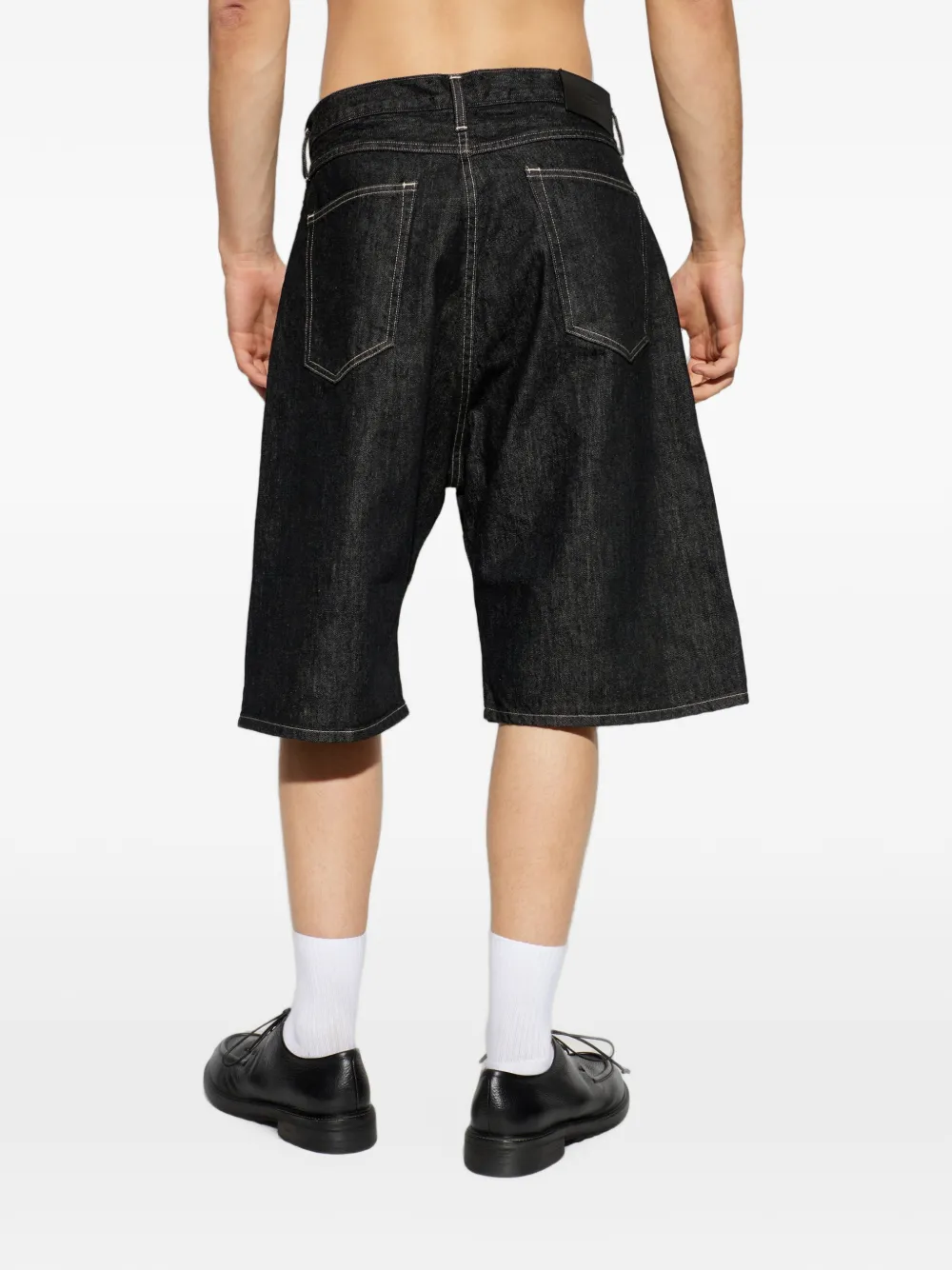 Studio Nicholson Marylebone denim shorts Zwart