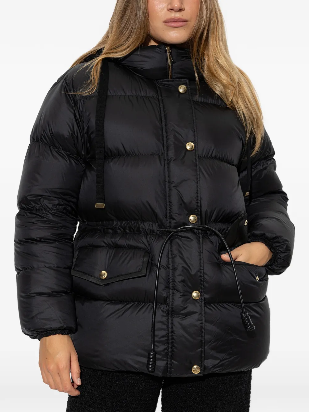 Moncler Diaphane donsjack Zwart