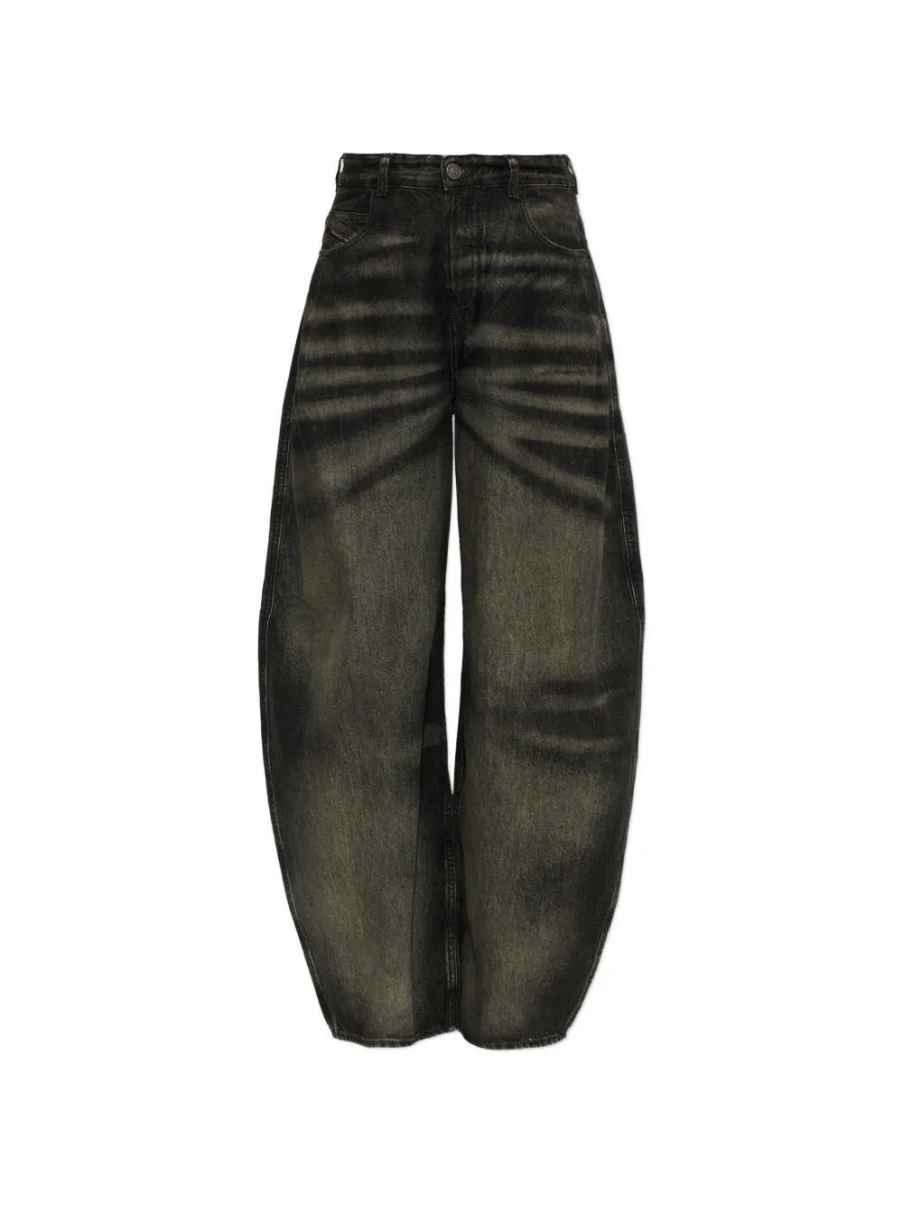 Diesel Relaxed jeans high-waist 1987 D-Khelz - Nero
