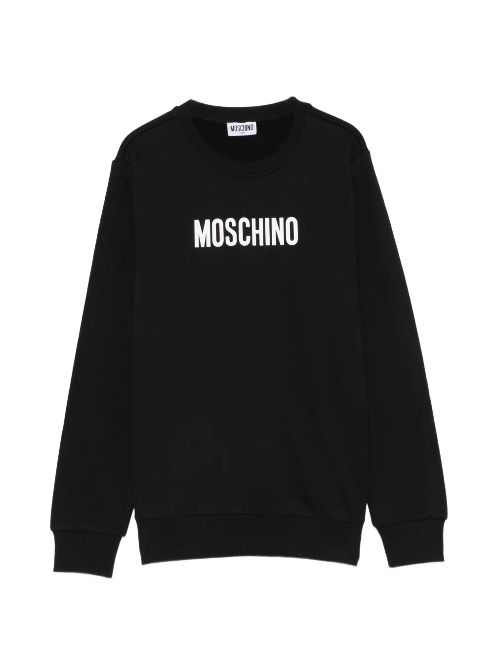 Moschino Kids Sweater met logoprint Zwart