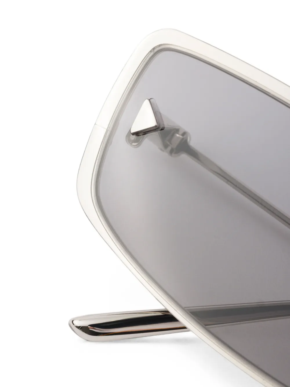 Prada Eyewear Runway zonnebril met getinte glazen Zilver