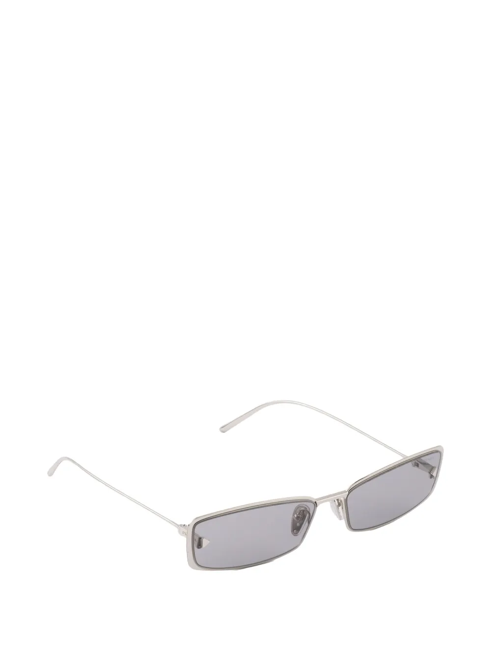 Prada Eyewear Runway zonnebril met getinte glazen Zilver