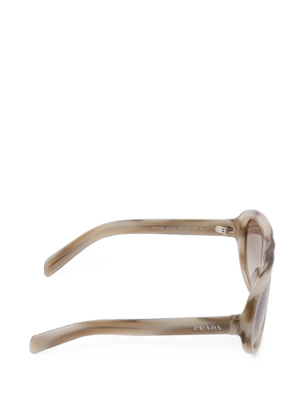 Prada Eyewear Shadowplay zonnebril Beige