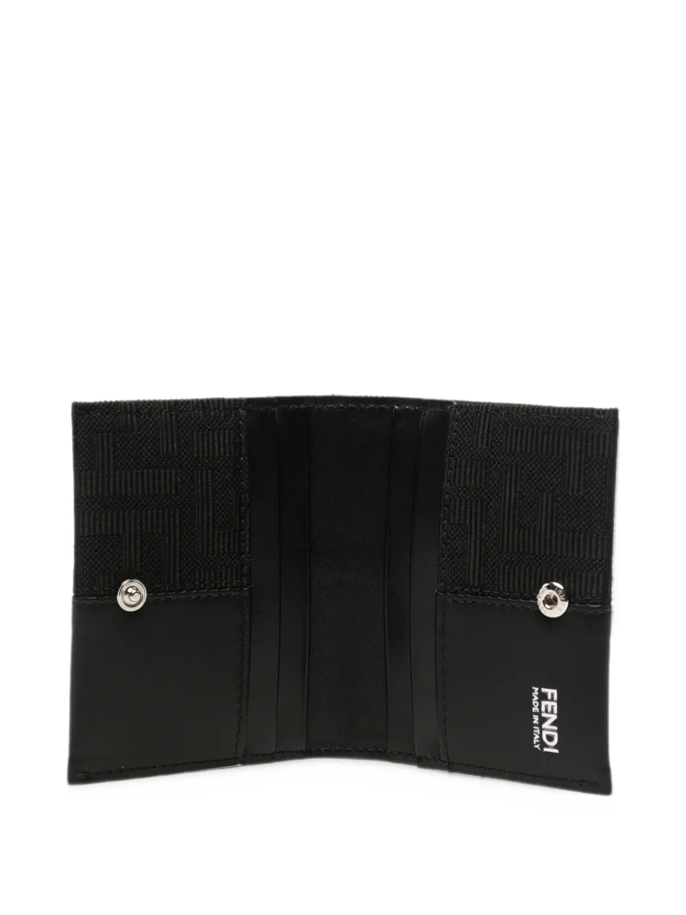 FENDI FF-motif wallet Zwart