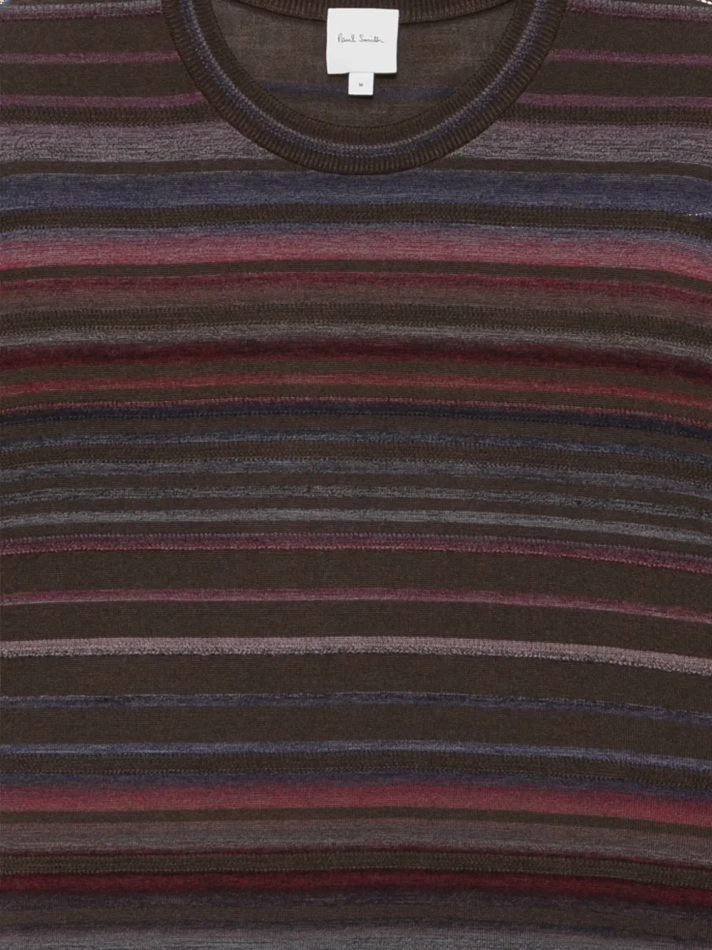 Paul Smith striped merino wool sweater Bruin