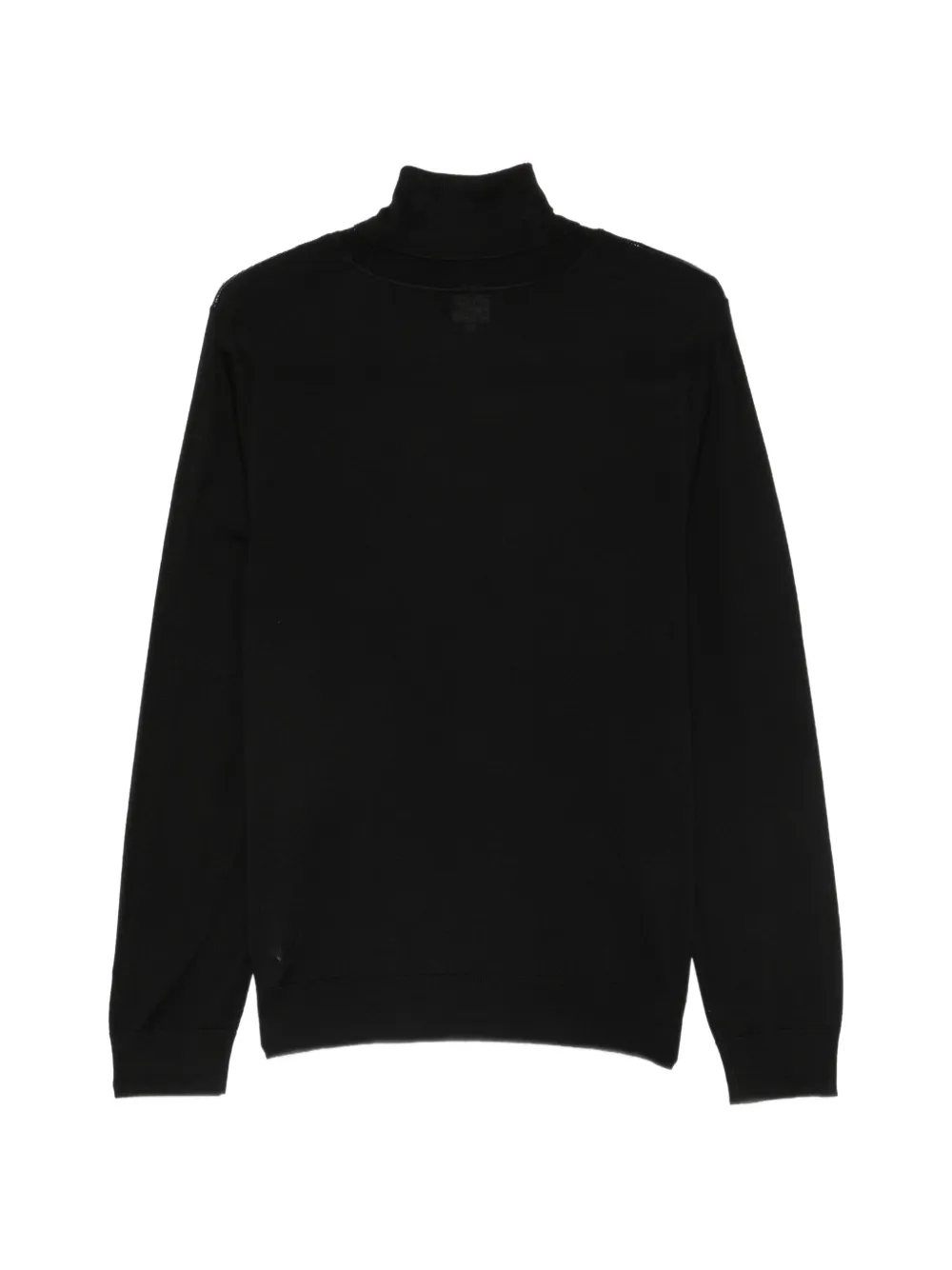 Paul Smith roll-neck merino wool sweater Zwart
