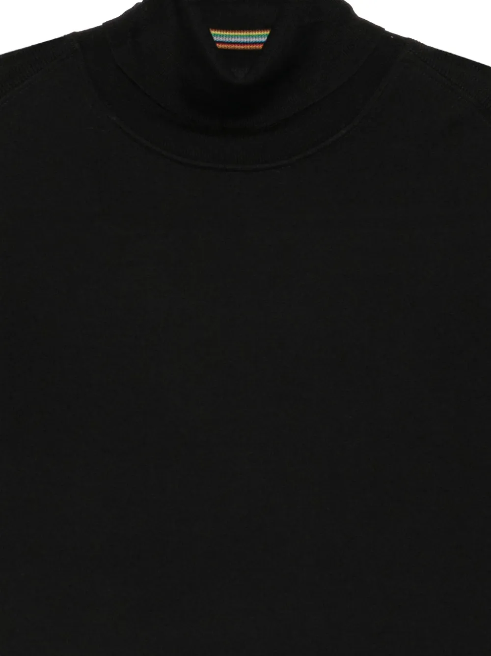 Paul Smith roll-neck merino wool sweater Zwart