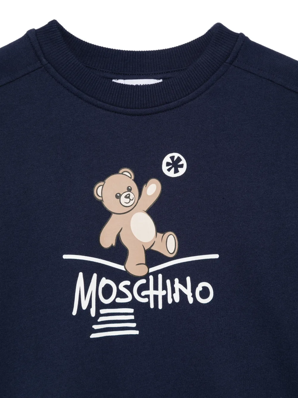 Moschino Kids Sweater met Teddy Bear-print Blauw