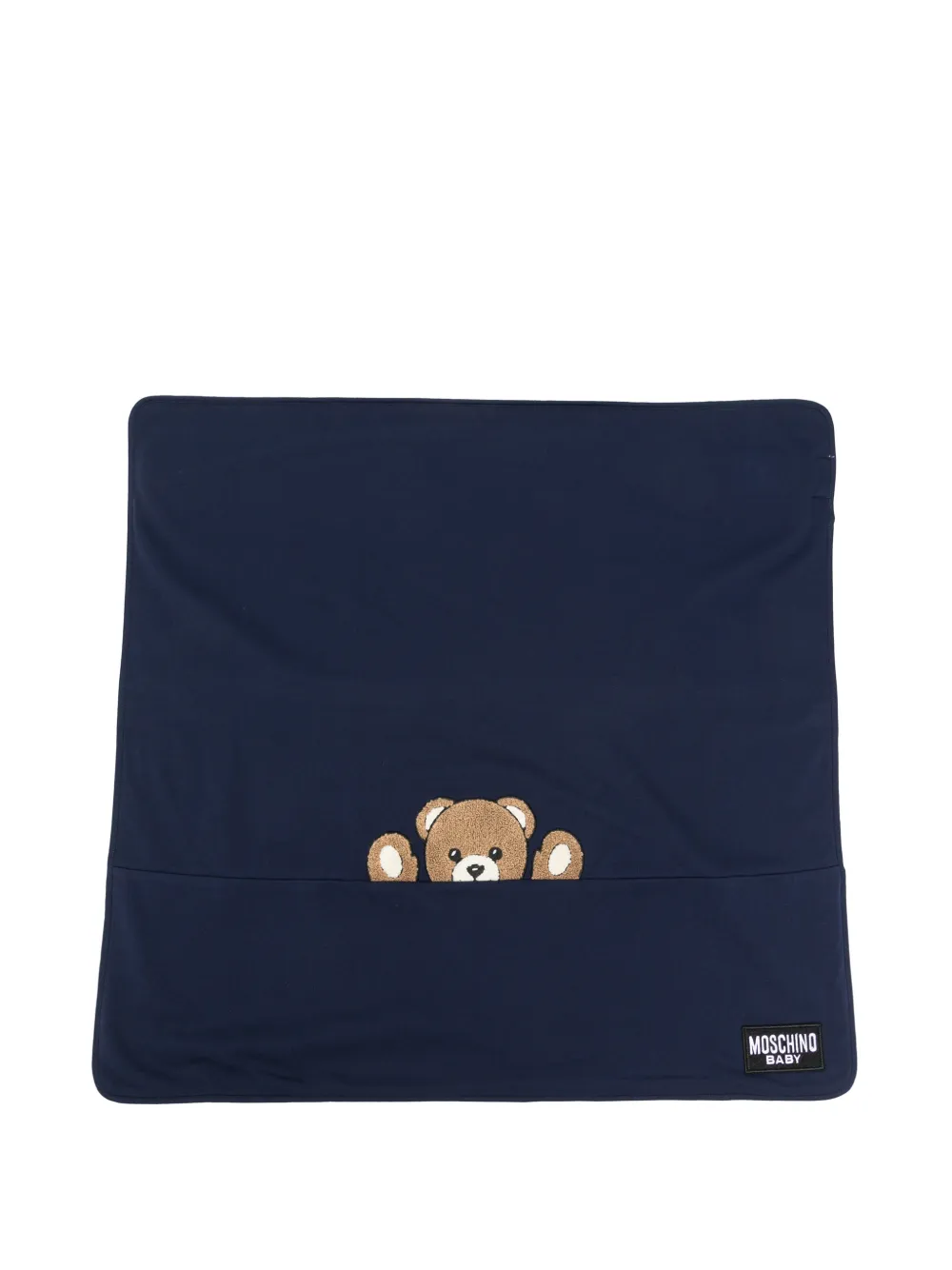 Moschino Kids Teddy Bear blanket - Blu