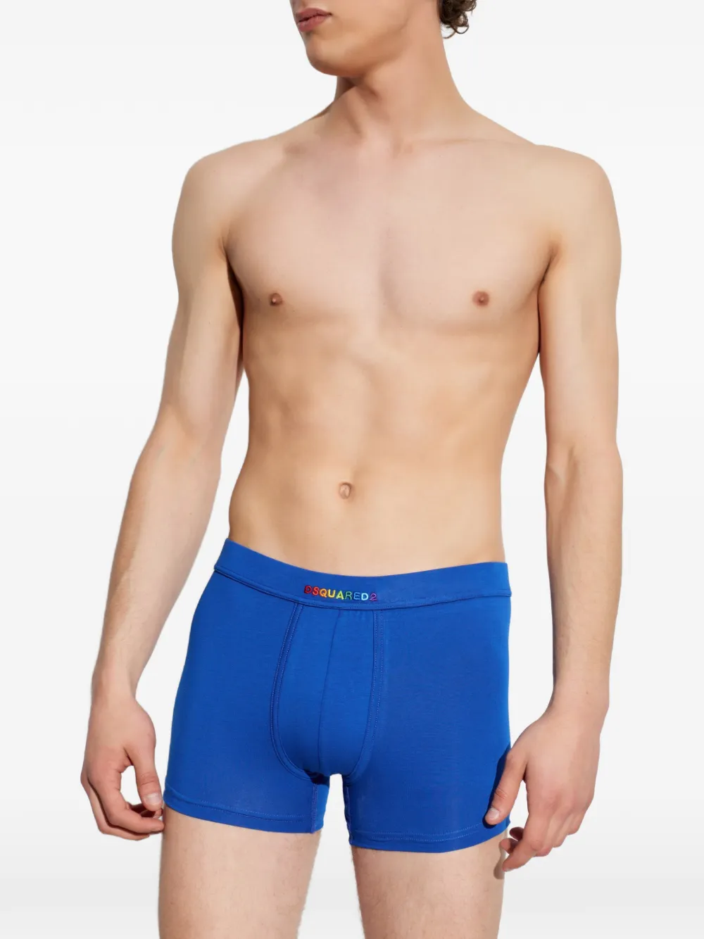 DSQUARED2 Boxershorts met geborduurd logo Blauw