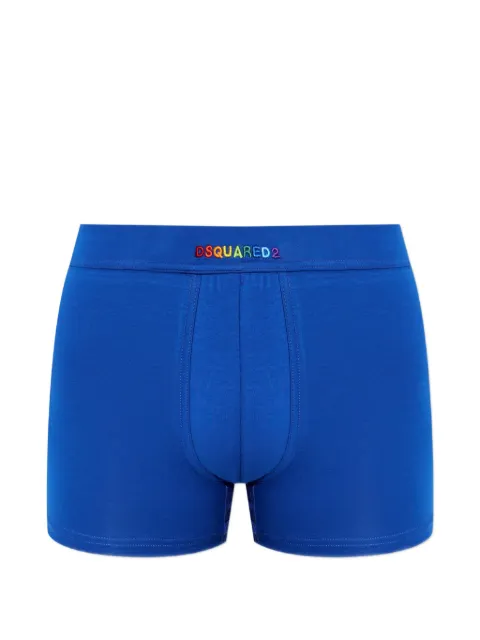 DSQUARED2 logo-embroidered boxer briefs