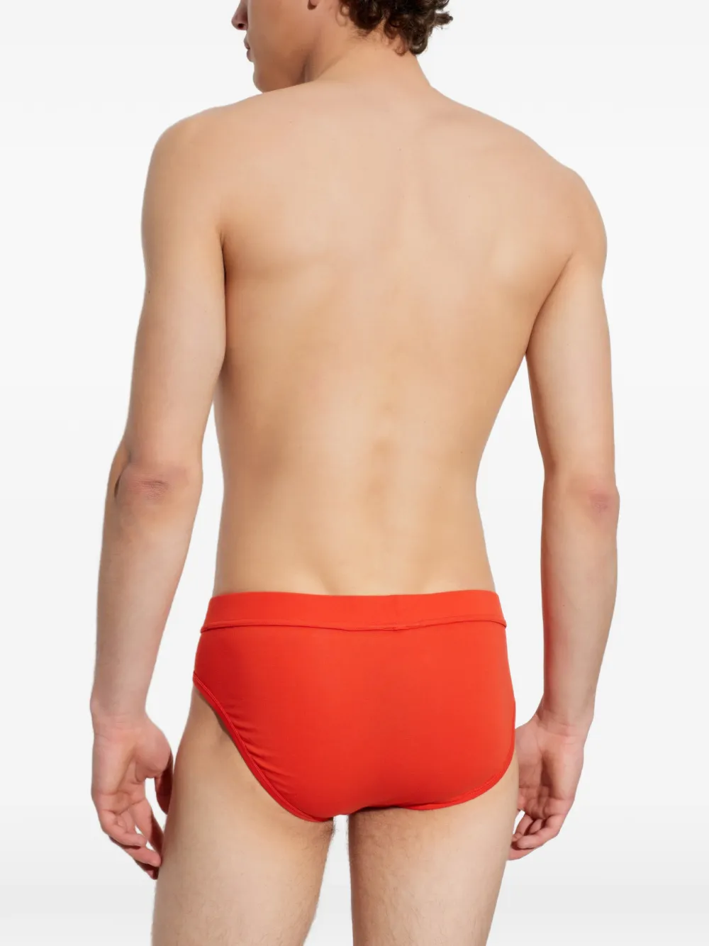 DSQUARED2 Slip met geborduurd logo Rood
