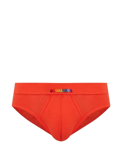 DSQUARED2 logo-embroidered briefs