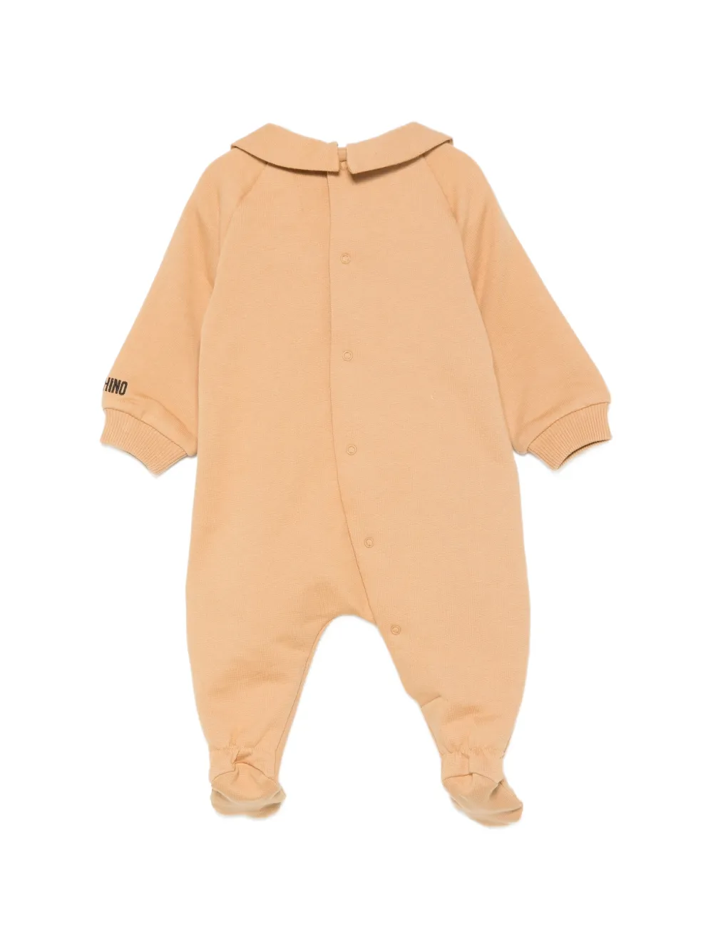Moschino Kids Romper met print Bruin