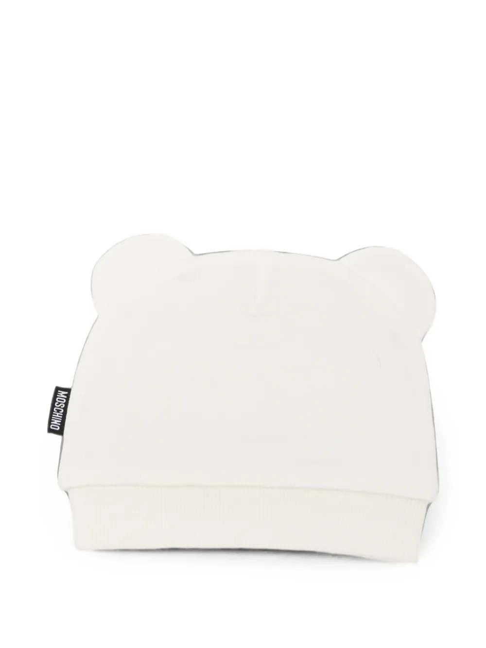 Moschino Kids Teddy Bear beanie hat Wit
