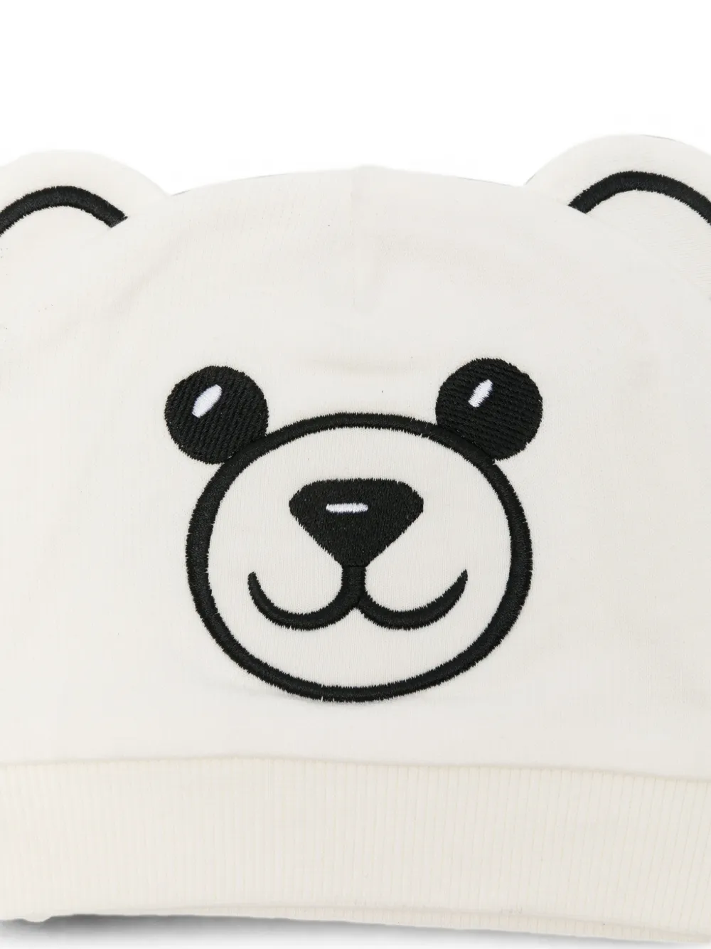 Moschino Kids Teddy Bear beanie hat Wit