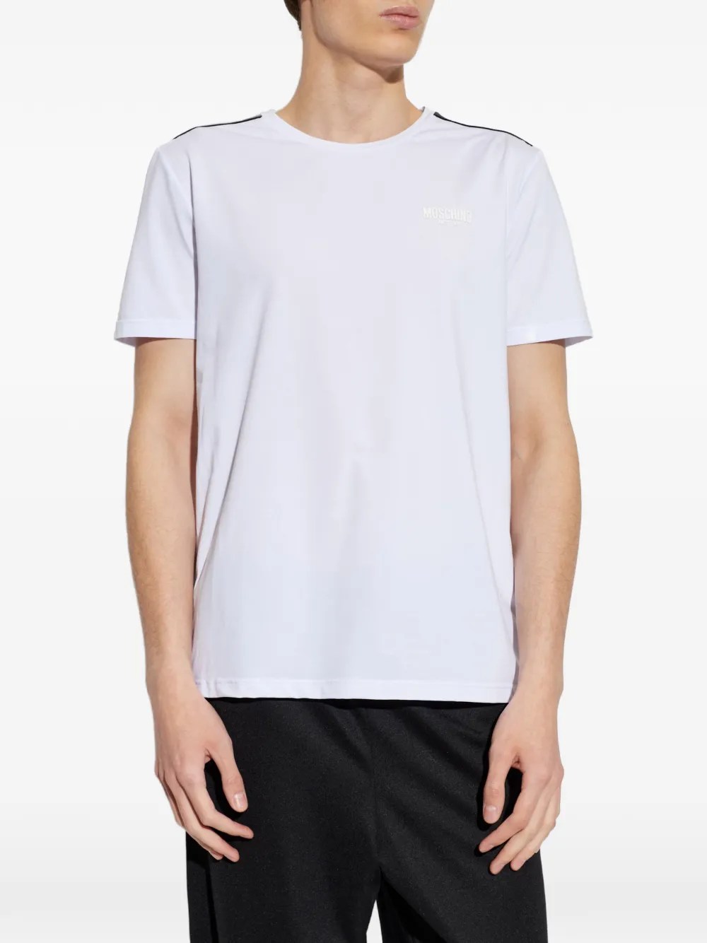 Moschino Twee Active T-shirts met logo-print Wit