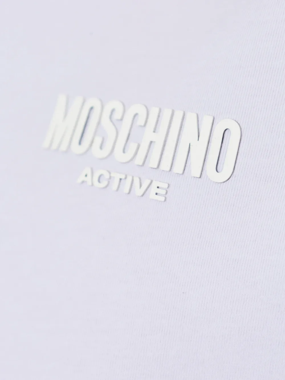 Moschino Twee Active T-shirts met logo-print Wit