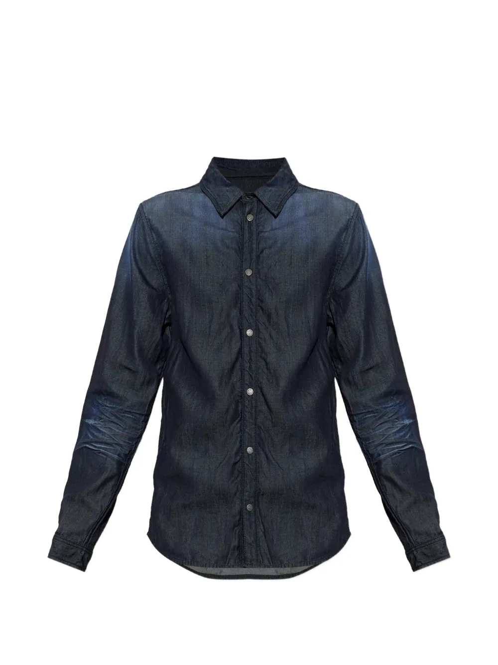 Diesel shirt in creased denim