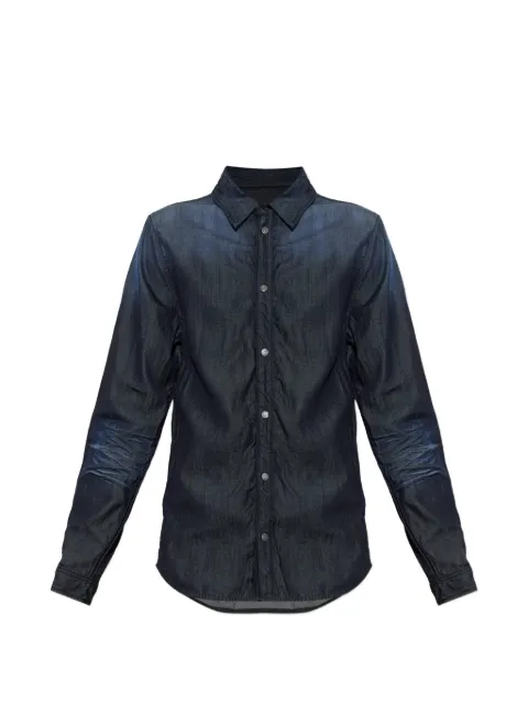 Diesel shirt in creased denim