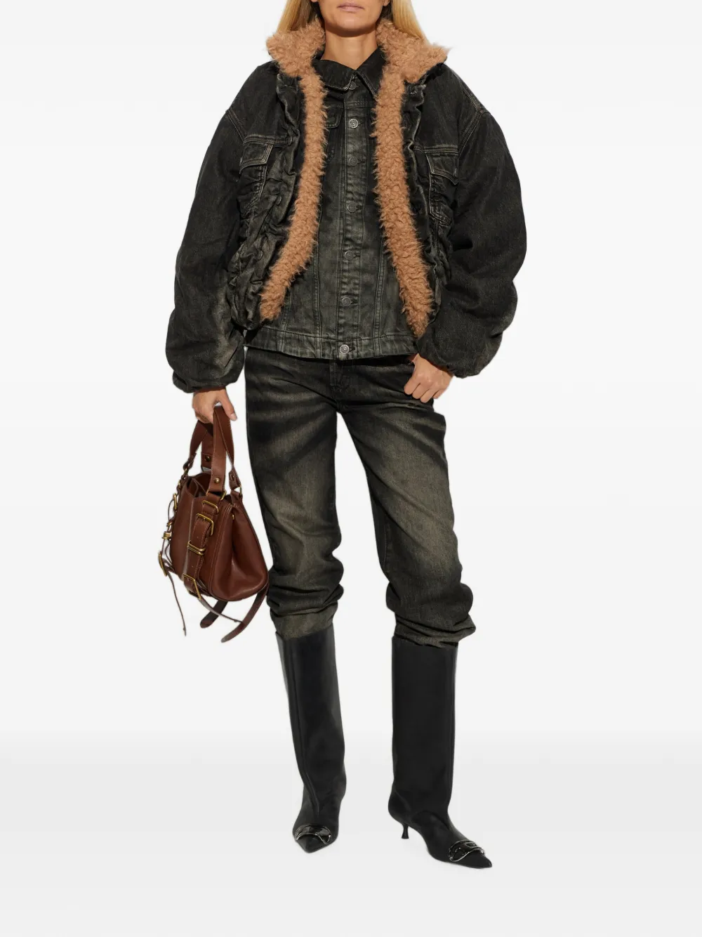 Diesel Straight jeans Zwart