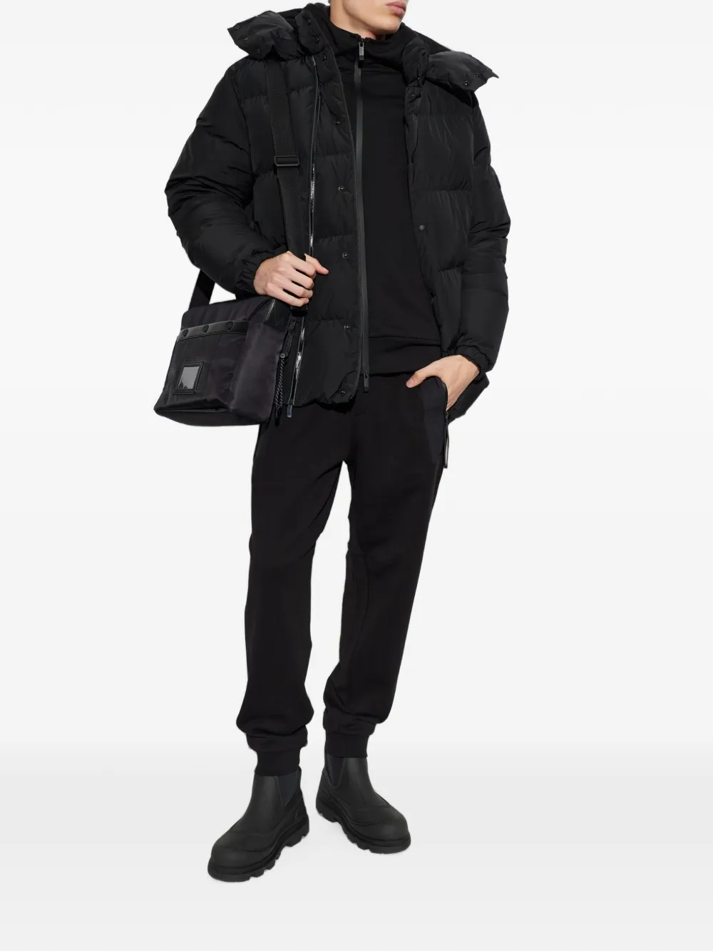 Moncler Trainingsbroek met logopatch Zwart