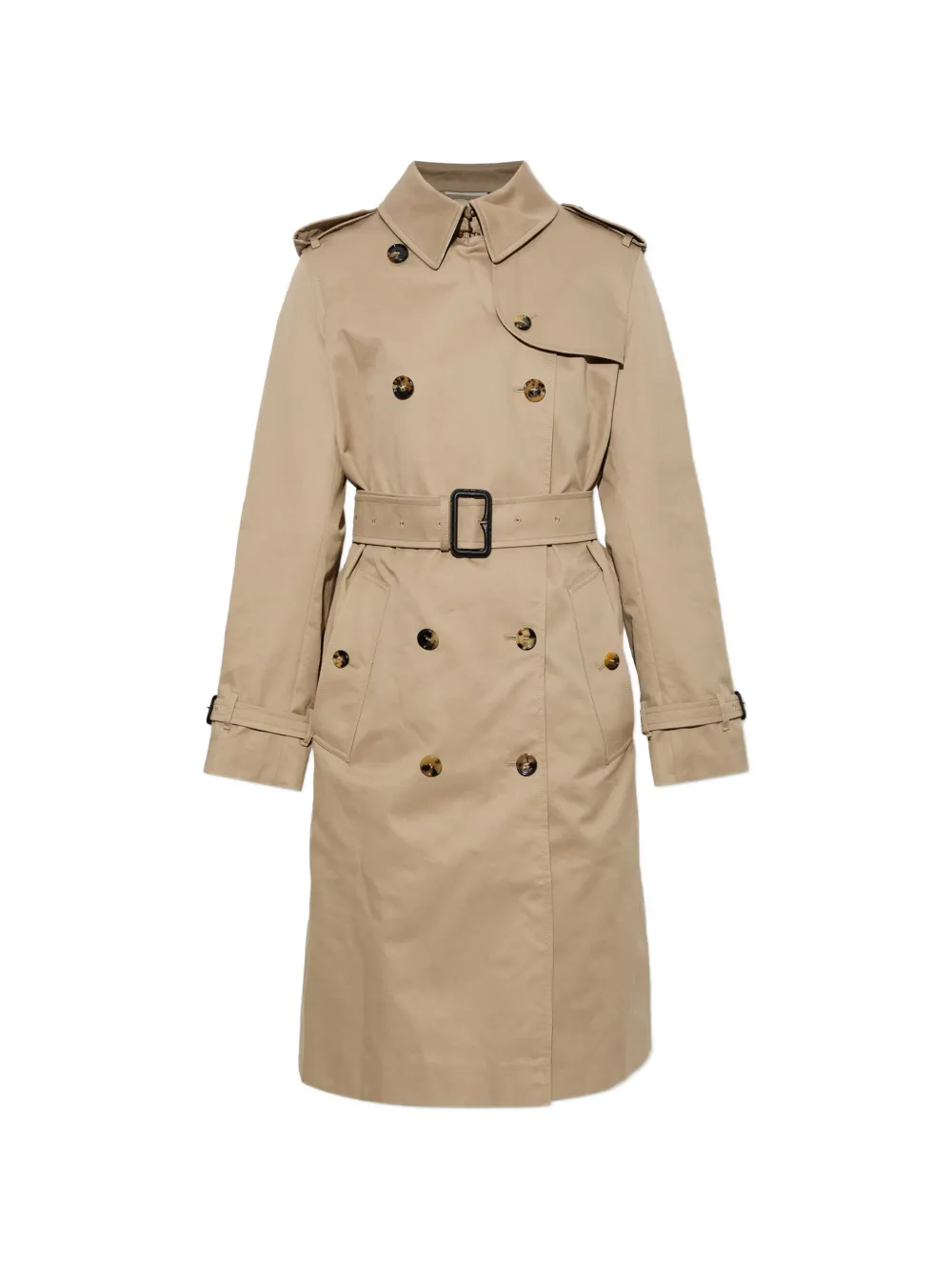 Burberry long gabardine Lakefield trench coat - Toni neutri