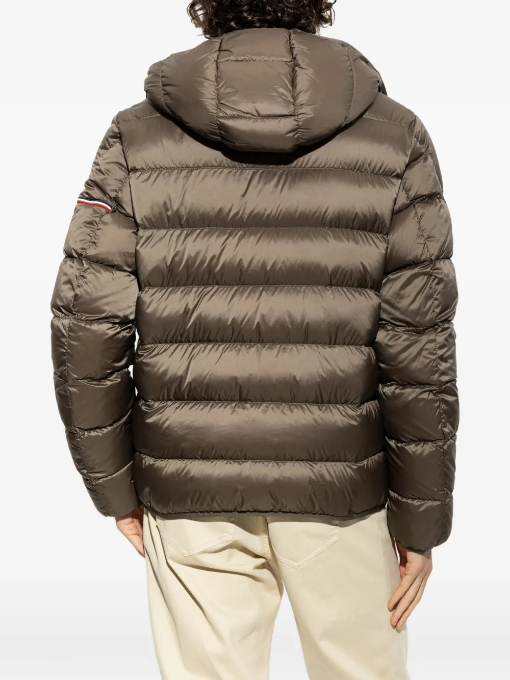 Moncler Ravenlock donsjack met capuchon Groen