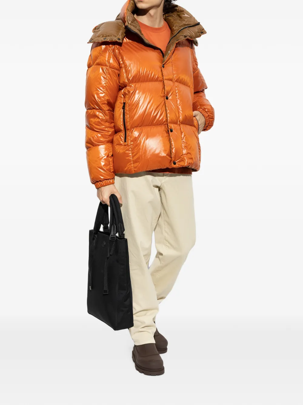 Moncler Parana puffer jacket Oranje