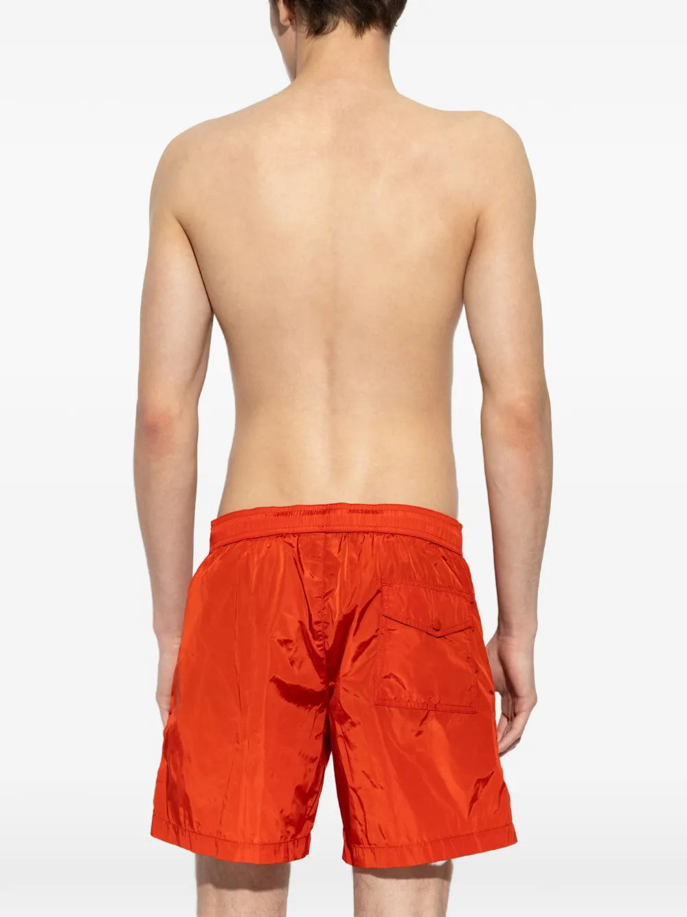 Moncler Zwembroek met logopatch Rood