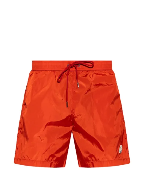 Moncler logo-patch swim shorts