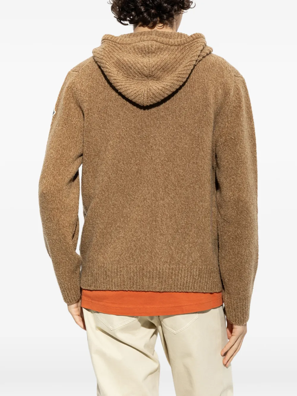 Moncler Vest met capuchon Bruin