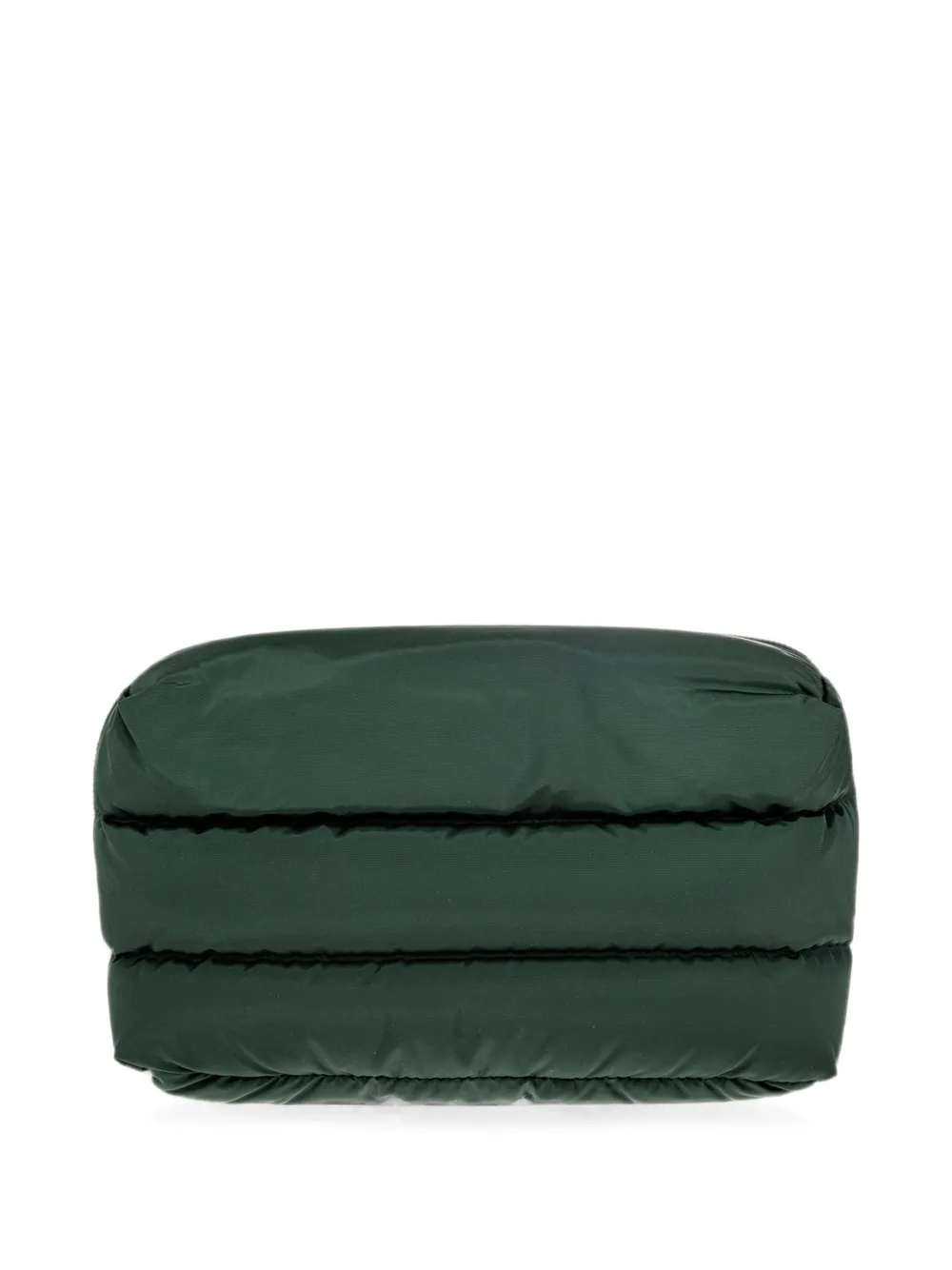 Moncler Caradoc gewatteerde make-up tas met logo-plakkaat Groen