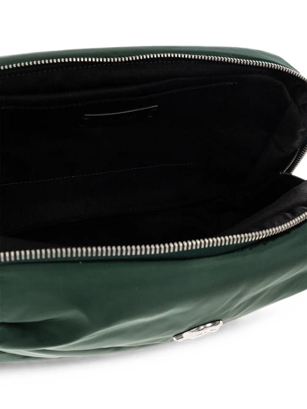 Moncler Caradoc gewatteerde make-up tas met logo-plakkaat Groen