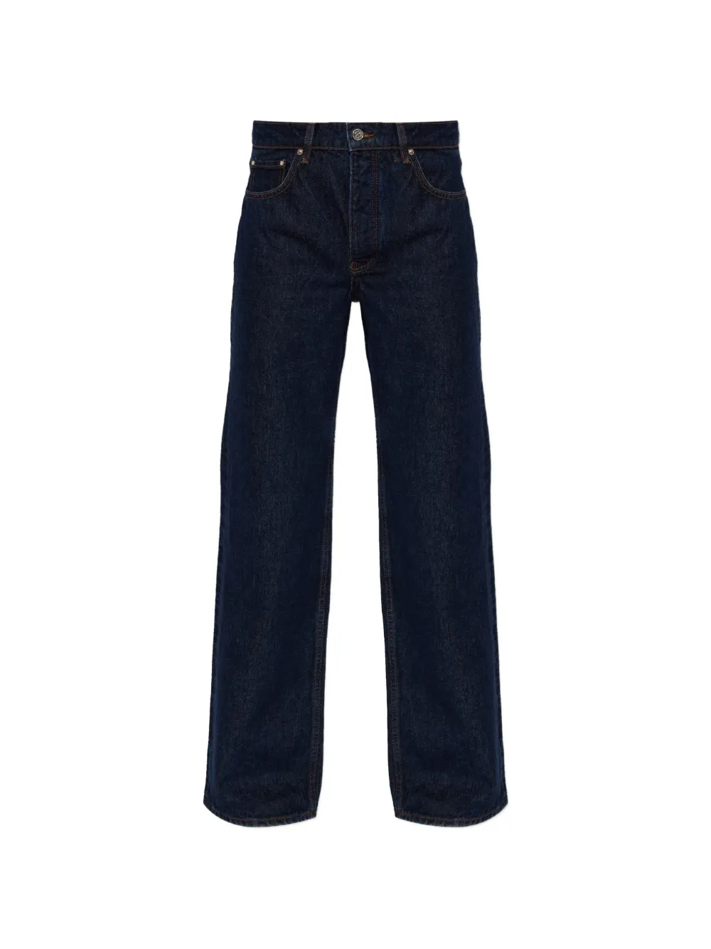 ANINE BING Hugh cotton jeans - Blu