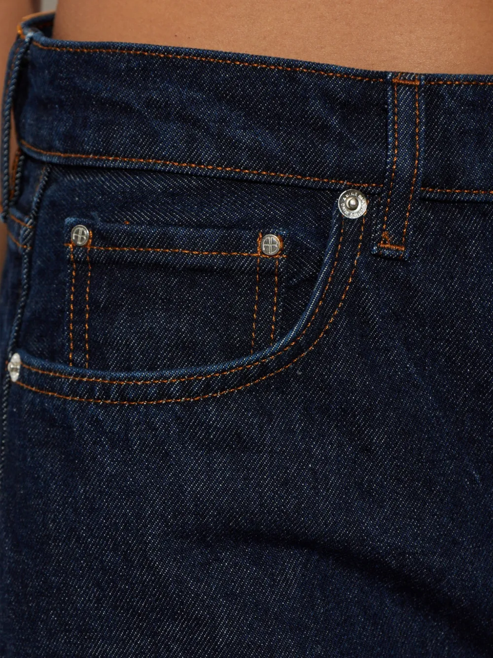 ANINE BING Hugh katoenen jeans Blauw