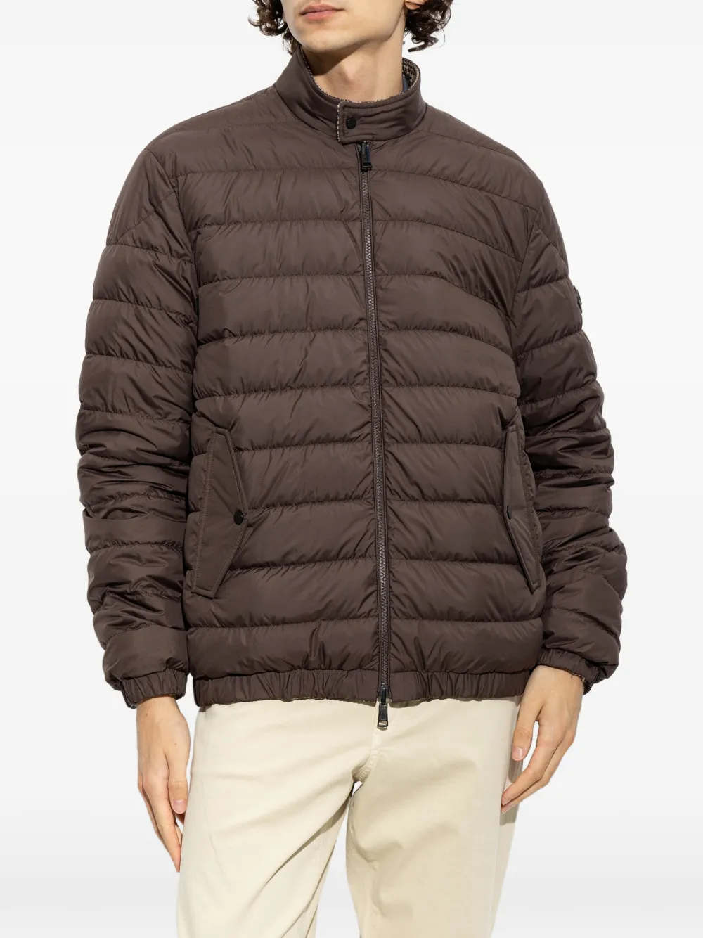 Moncler Ebrodel omkeerbaar donsjack Bruin