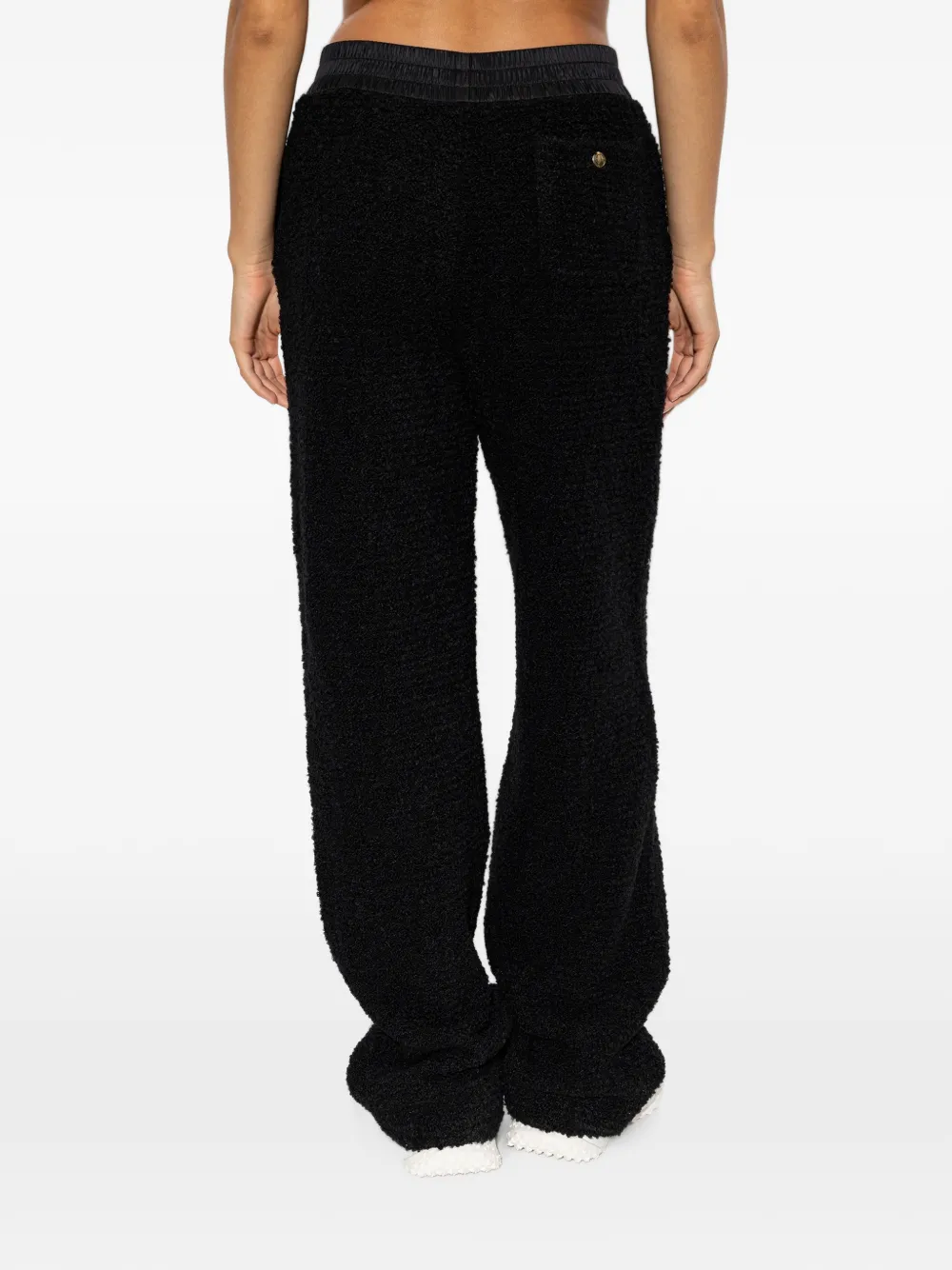Moncler Broek met elastische taille Zwart