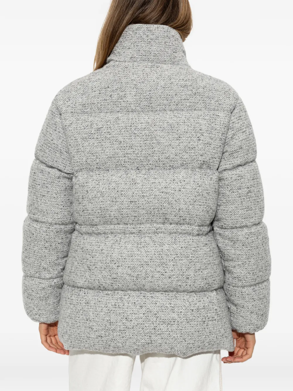 Moncler Diaphanes gewatteerd jack Grijs