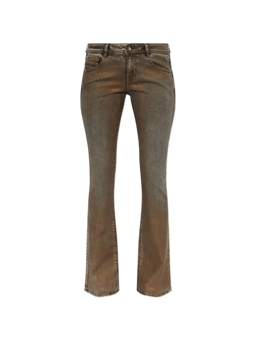 Diesel 1969 D-Ebbey metallic-finish jeans - Oro