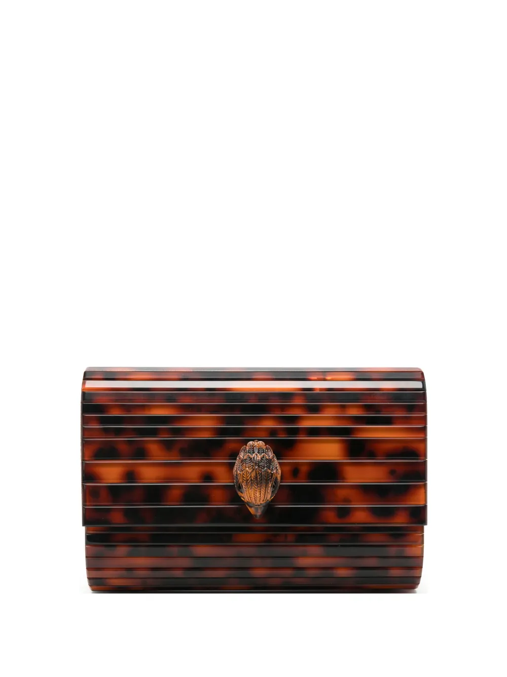 Kurt Geiger London Party Eagle tortoiseshell-effect mini clutch bag