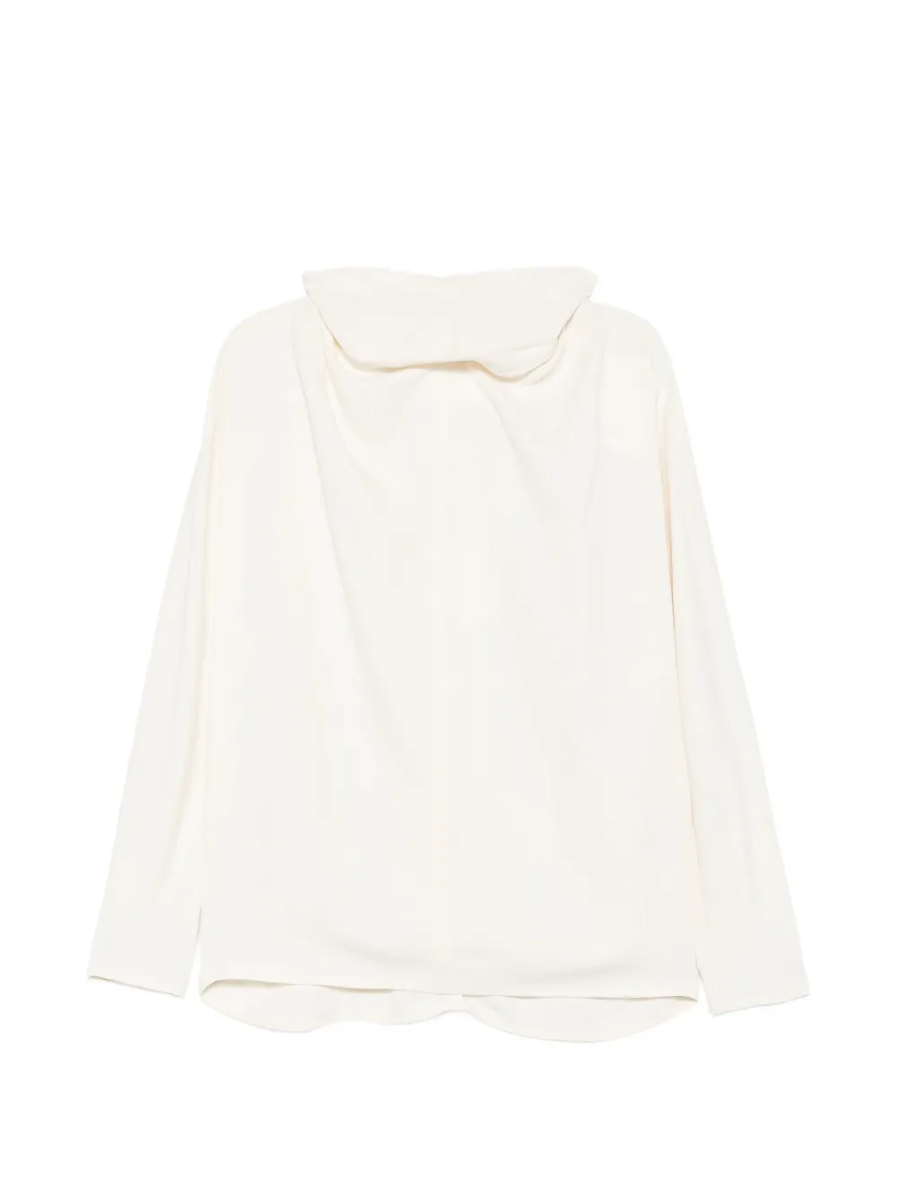 TOTEME draped cut-out blouse - Nude