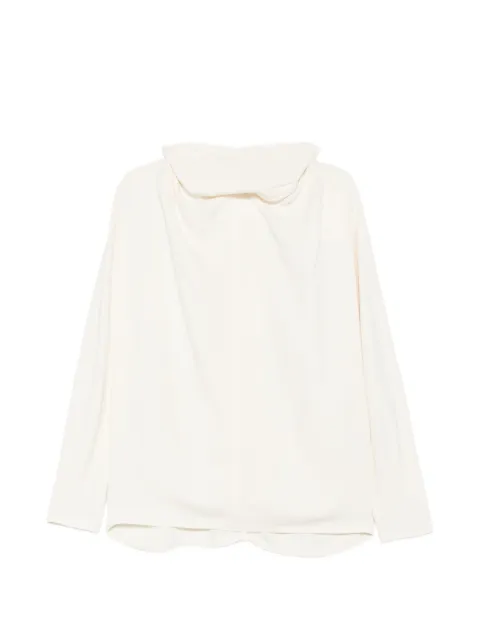 TOTEME draped cut-out blouse