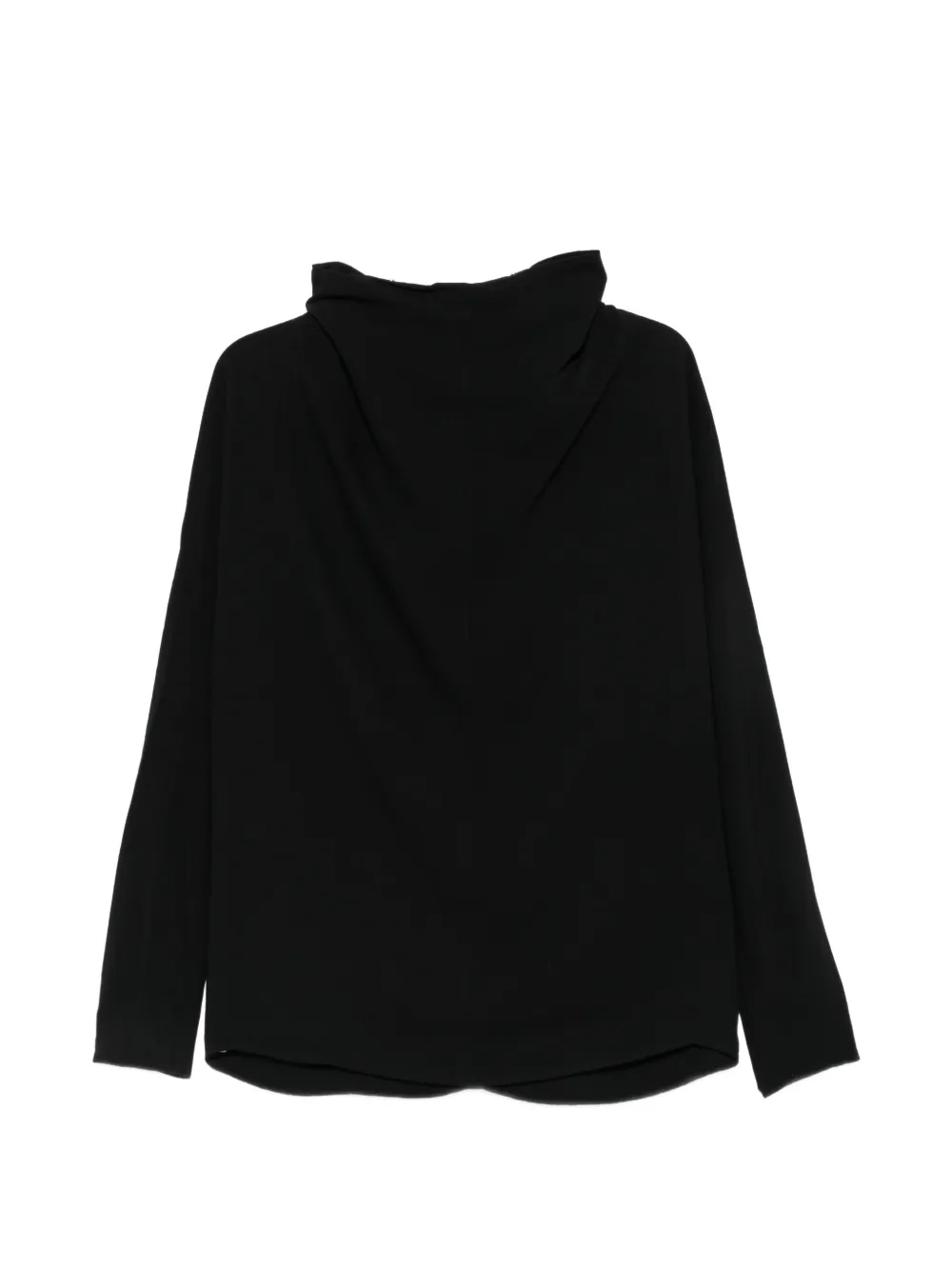 TOTEME cowl-neck cut-out blouse - Nero
