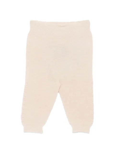 Wedoble bobble-detail knitted leggings 